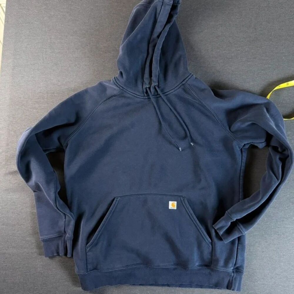 Carhartt for Women Navy Blue Pullover Hoodie Size M Workwear